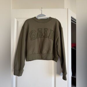 Gap x Cult Gaia Cropped Logo Sweatshirt